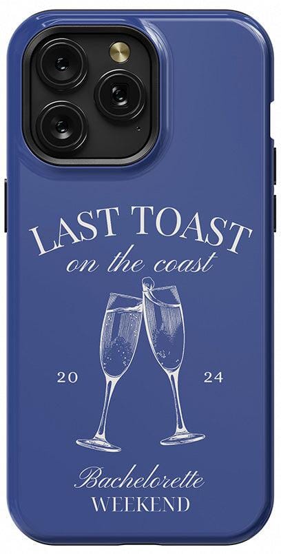 Last Toast | Blue Coastal Bachelorette Case Phone Case Casetry 