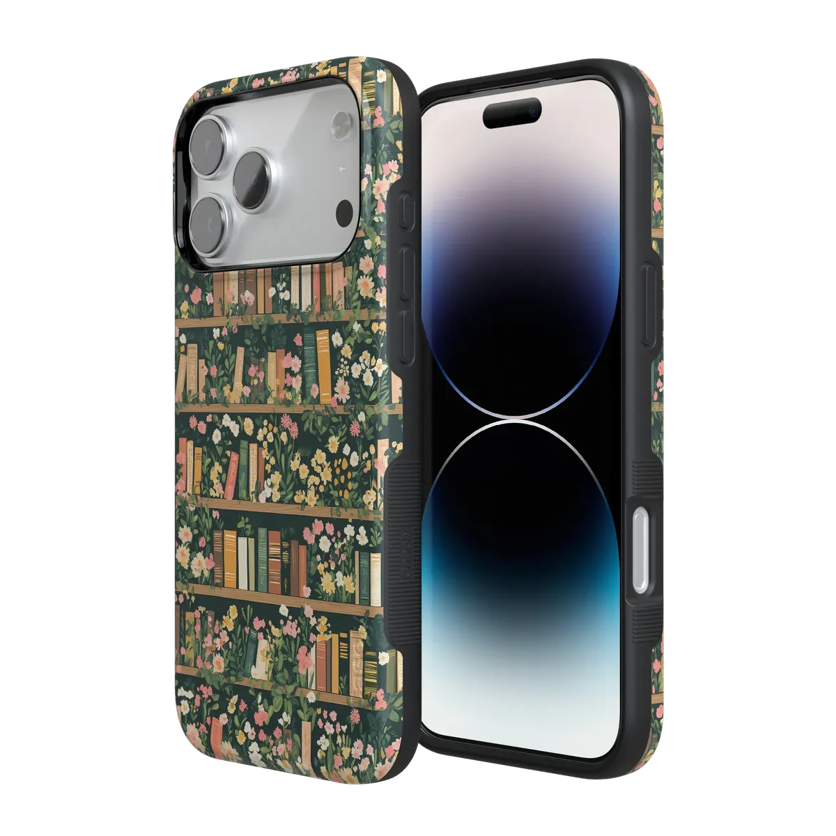 bookish phone case Casely iPhone 15 Pro Compatible with MagSafe Book Nook