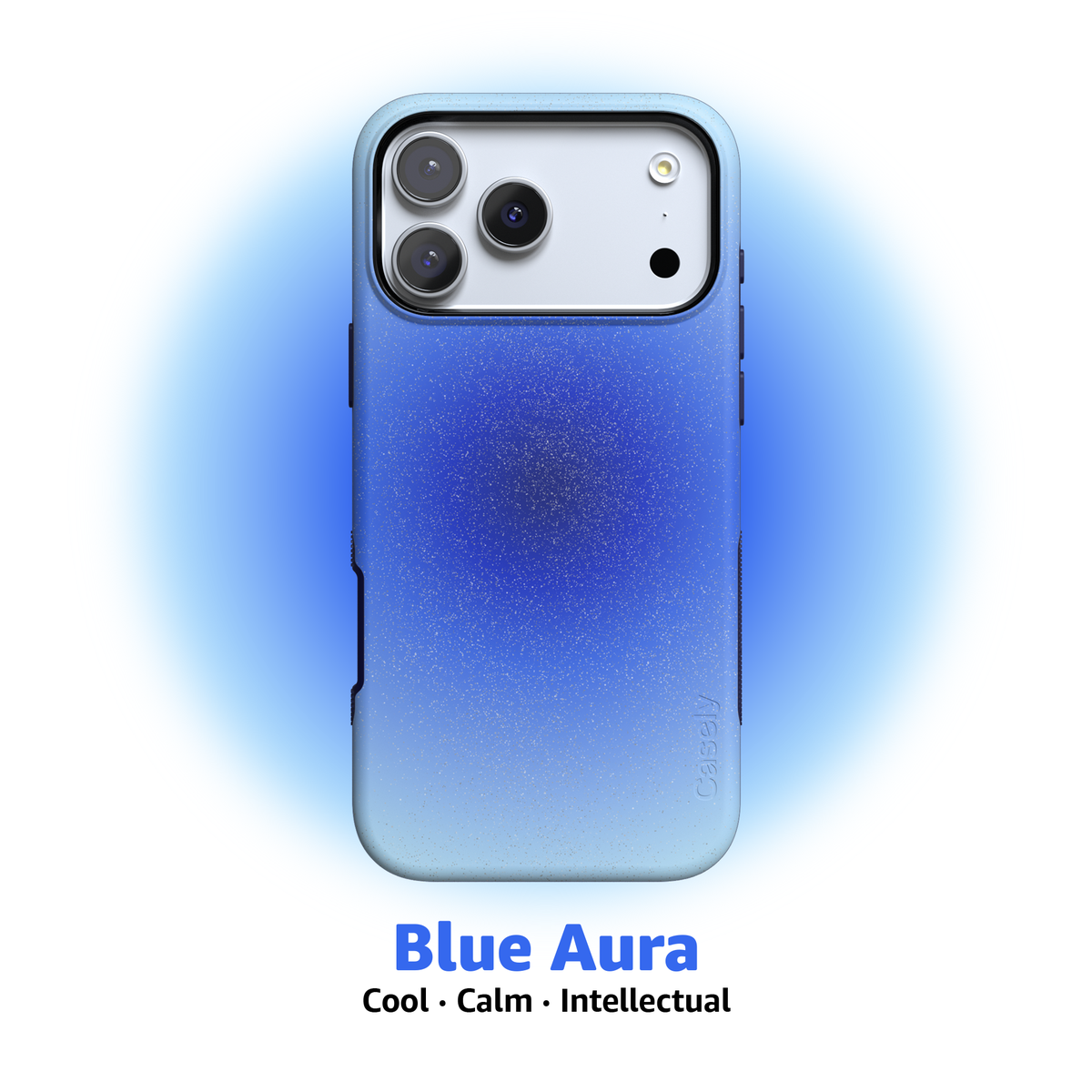 Casely iPhone 16 Compatible with MagSafe Cobalt Clarity Casely iPhone 16 Compatible with MagSafe Cobalt Clarity