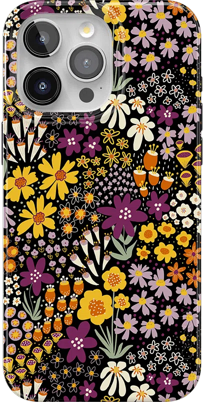 Falling for You | Plum Floral Case iPhone Case get.casely Classic + MagSafe® iPhone 15 Pro Max 