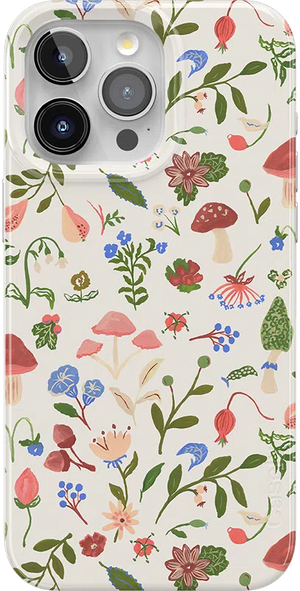 Garden Party | Mushroom Floral Case iPhone Case get.casely Classic + MagSafe® iPhone 15 Pro Max 