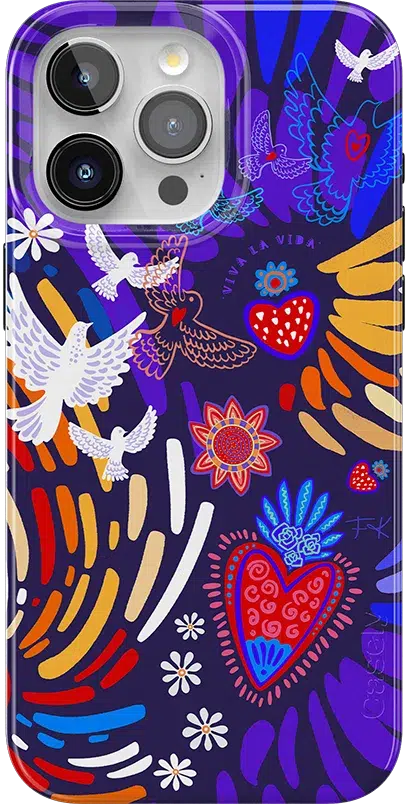 Viva La Vida | Frida Kahlo Collage Case iPhone Case get.casely Classic + MagSafe® iPhone 15 Pro Max 