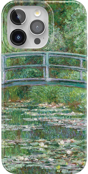 Monet’s Bridge | Limited Edition Phone Case iPhone Case get.casely Classic + MagSafe® iPhone 15 Pro Max 