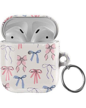 Coquette Girlie | Pastel Bows AirPods Case AirPods Case Casetry AirPods Case 