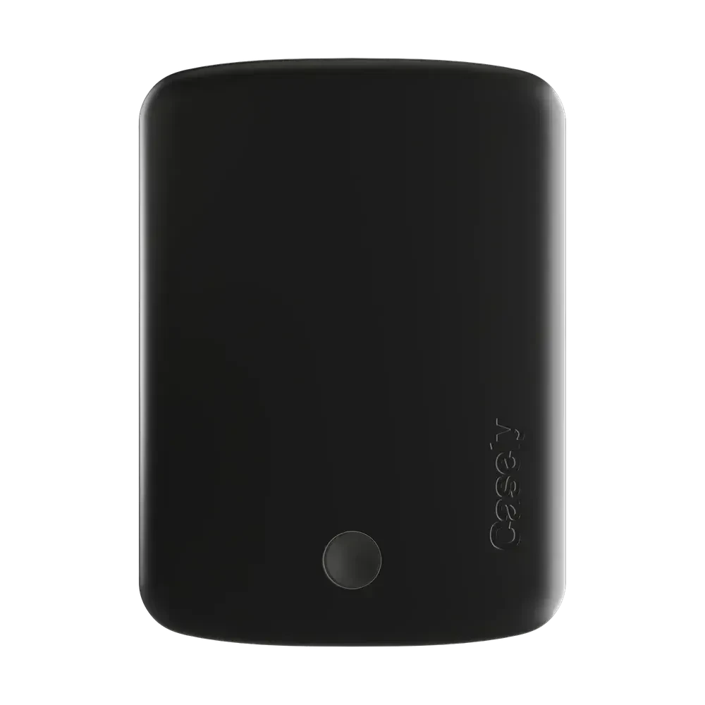 Black Power Pod Portable Wireless MagSafe Charger 2nd Gen | Casely Black Power Pod Portable Wireless MagSafe Charger 2nd Gen | Casely