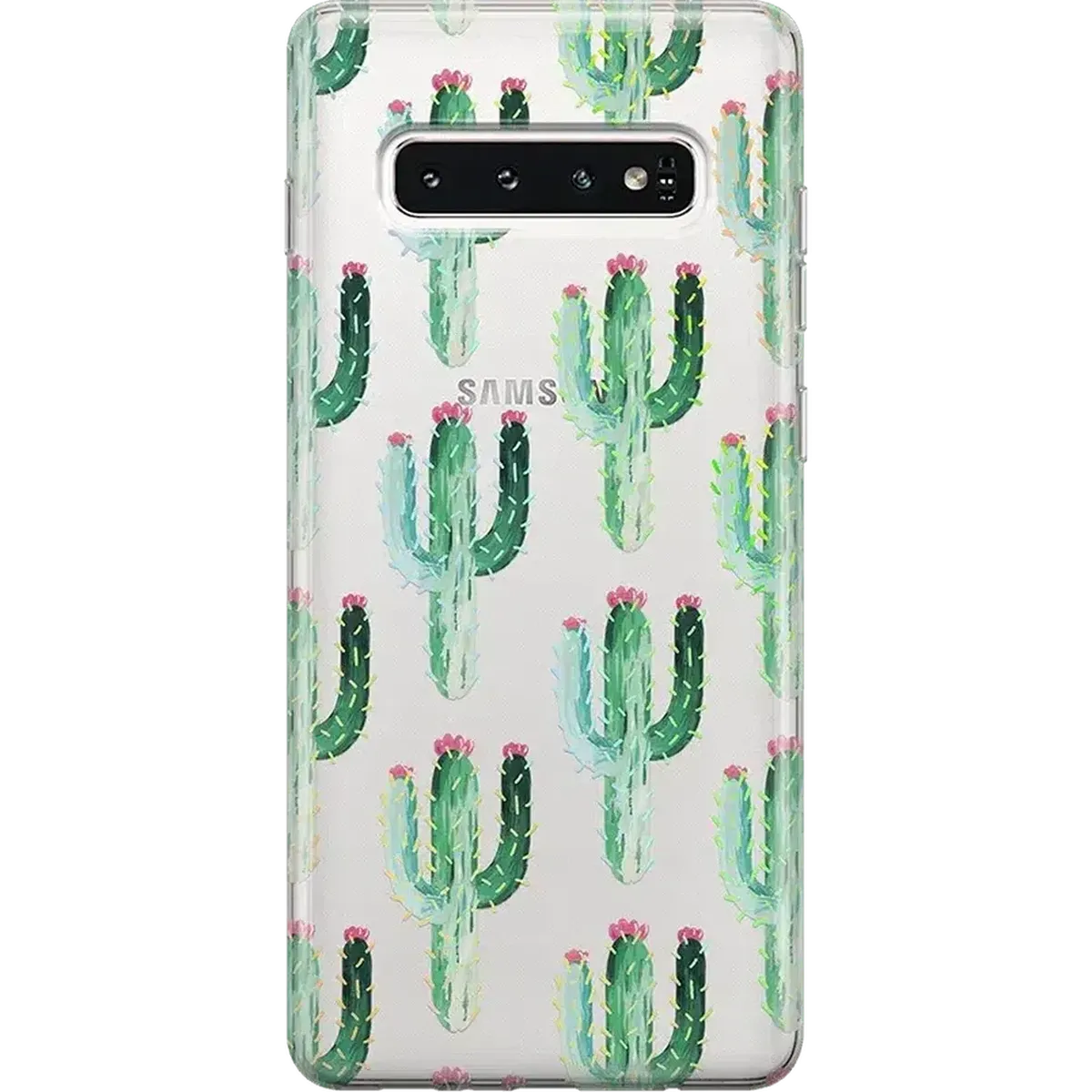 Shiny Gold Cactus Patterned iPhone Case Cover Casely