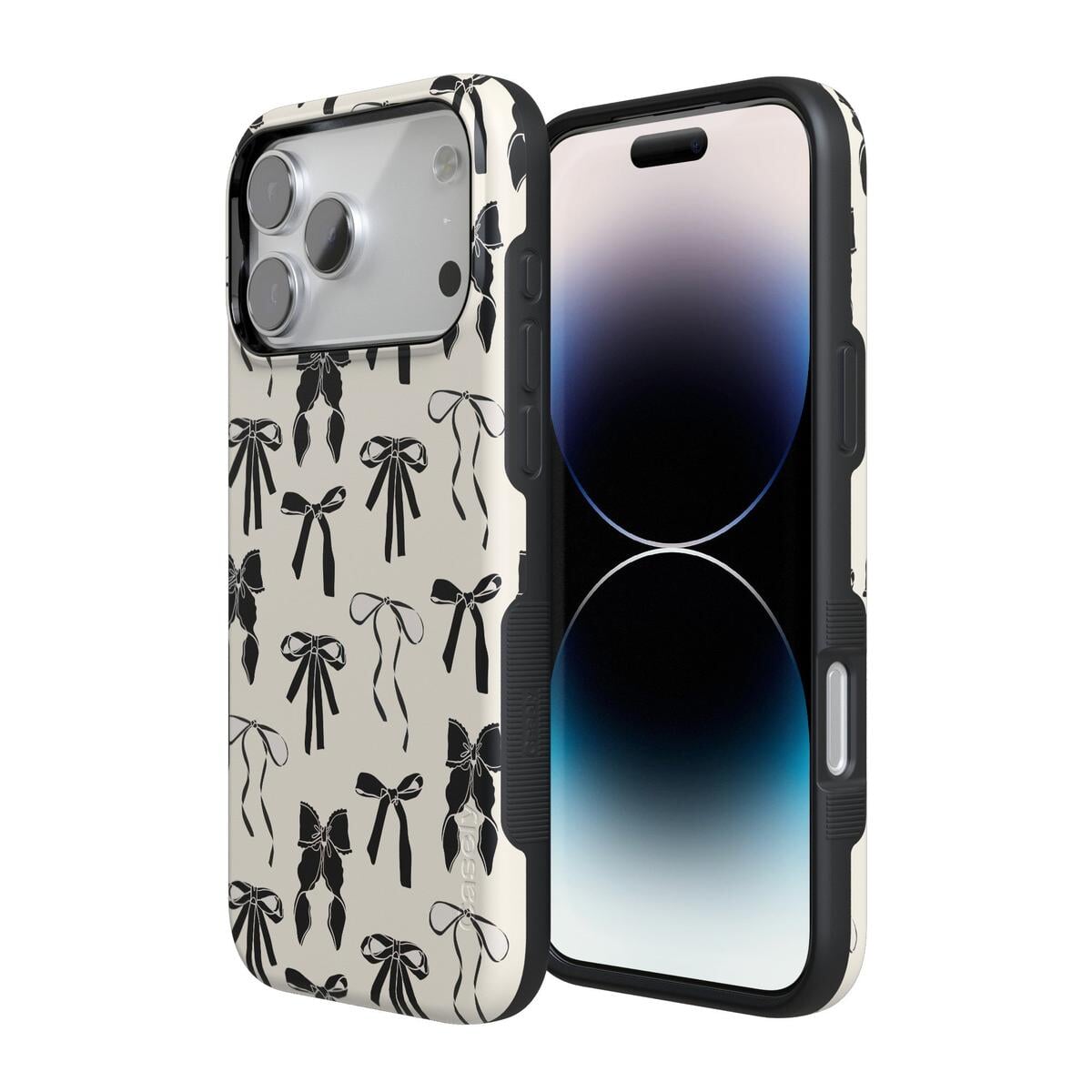 Casely Galaxy S20 Plus Goth Girlie | Black Bows Case Essential