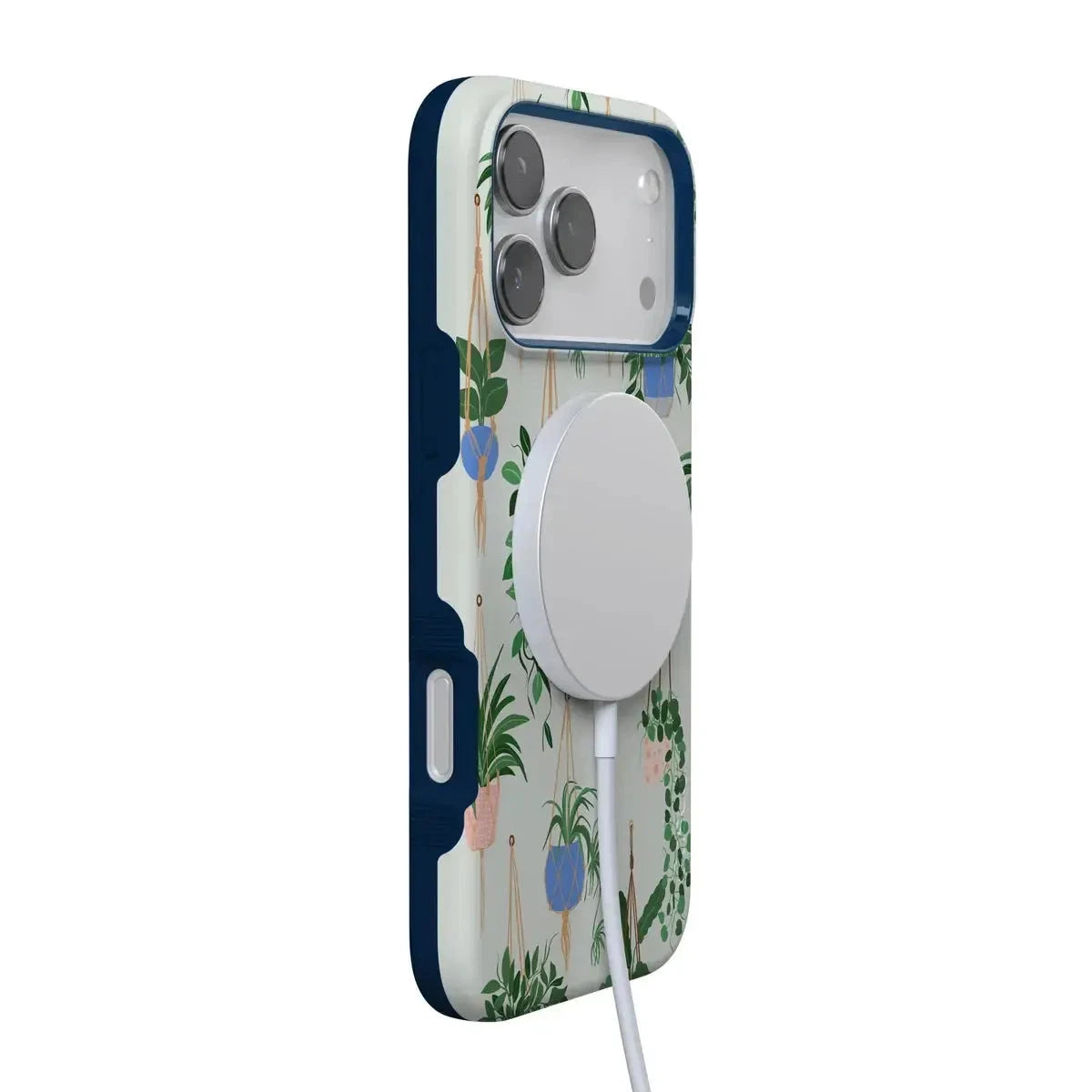 hanging plant phone case Casely iPhone 15 Compatible with MagSafe Hanging Around