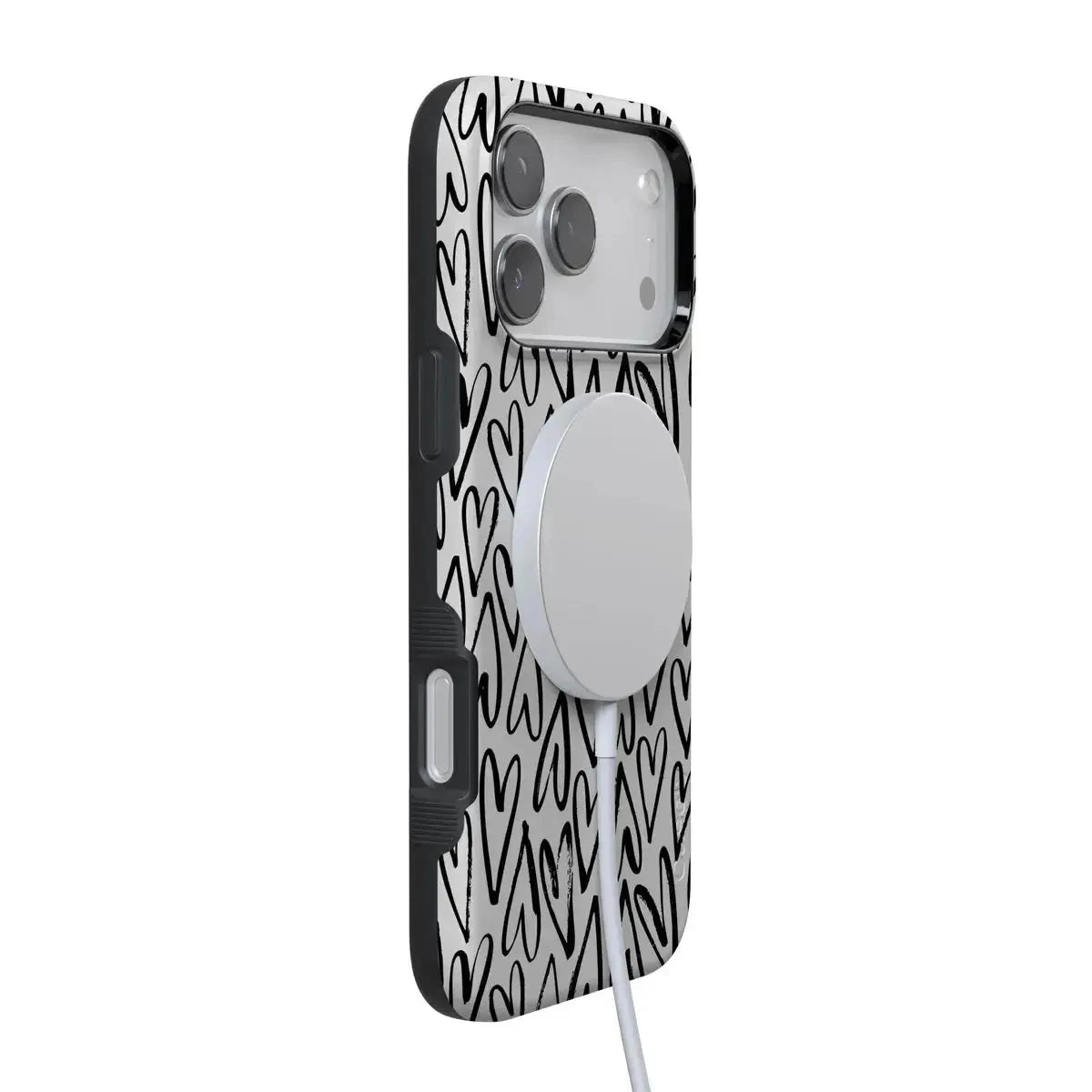 Casely iPhone 17 Pro Compatible with MagSafe Heart Throb | Endless Hearts Case Bold Flex + MagSafe Casely iPhone 17 Pro Compatible with MagSafe Heart Throb | Endless Hearts Case Bold Flex + MagSafe