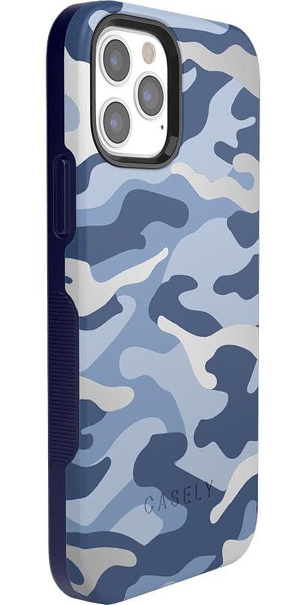 Metallic Blue Camo iPhone Case & Cover | Casely Metallic Blue Camo iPhone Case & Cover | Casely