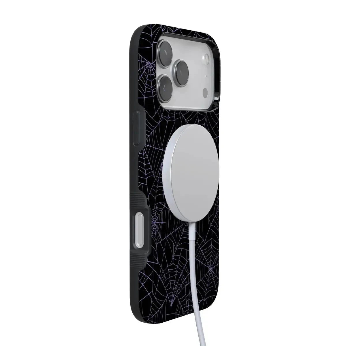 spider phone case Casely Galaxy S26 Plus Compatible with MagSafe Midnight Web