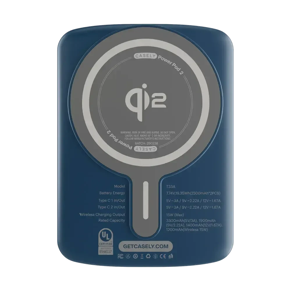 Navy Power Pod (2nd Generation) - Portable Magnetic Charger