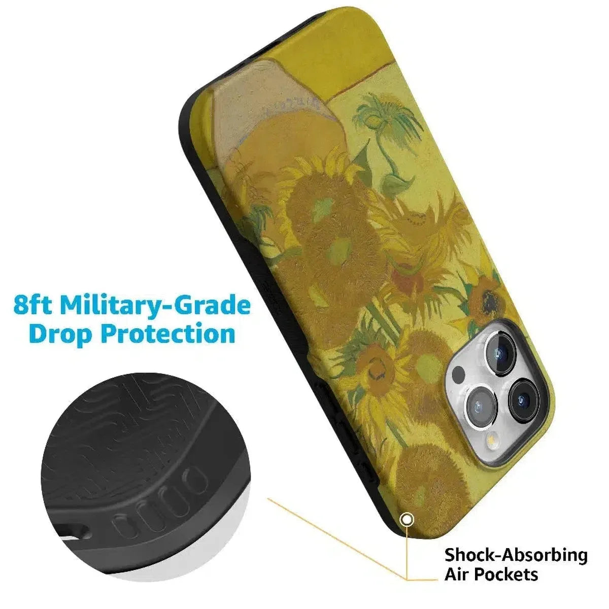 Casely iPhone 6/7/8 Van Gogh | Sunflowers Floral Case Floral Essential