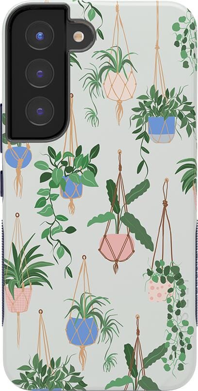 Hanging Around | Potted Plants Floral Samsung Case Samsung Case get.casely Bold Galaxy S22 