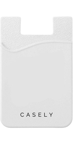 White Silicon Wallet Wallet get.casely 