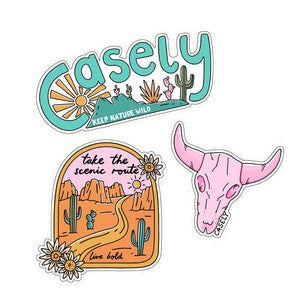 The Wild West Pack Sticker Pack get.casely 