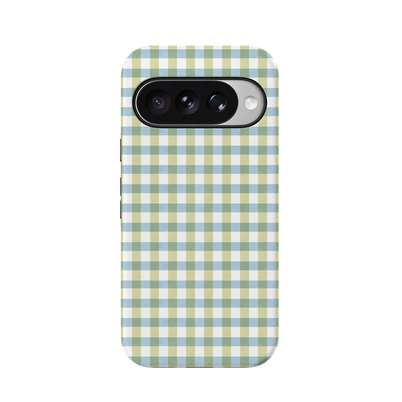 Pastel Picnic | Blue & Green Gingham Case