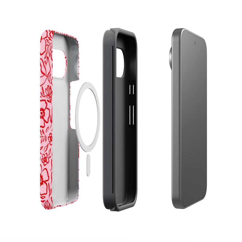 Blush Garden | Floral Doodle Case