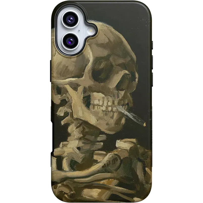 Van Gogh | Head of a Skeleton with a Burning Cigarette Phone Case