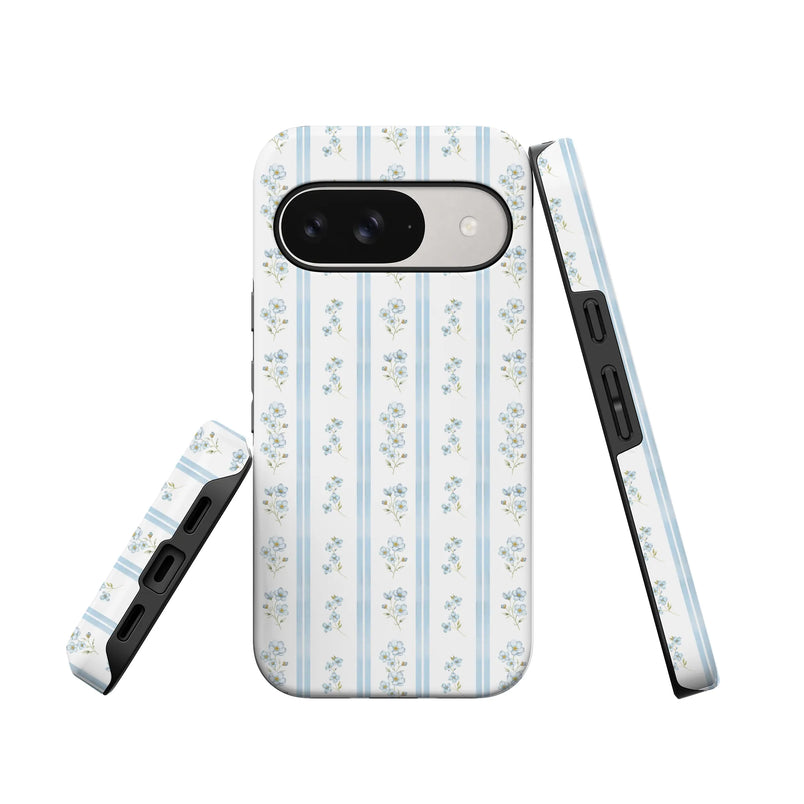 Cottage Stripe | Blue Floral Case