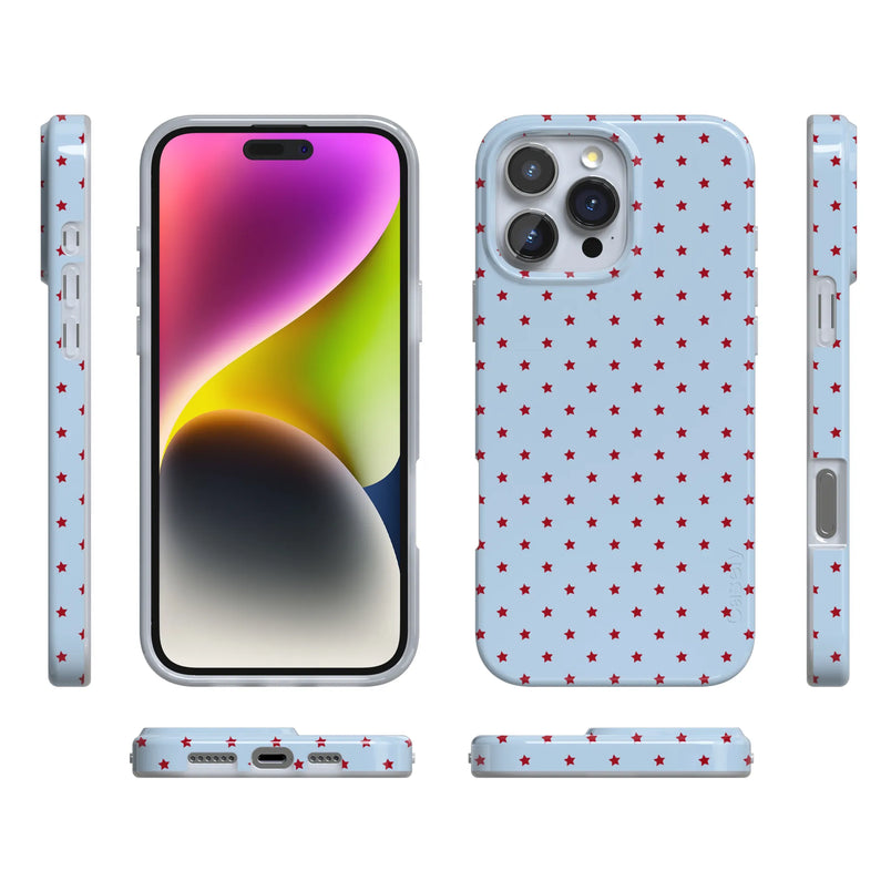 Tiny Stars | Red & Blue Case