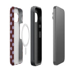 Spotted in SoHo | Burgundy Polka Dot Case