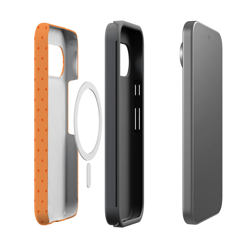 On the Dot | Orange Polka Dot Case