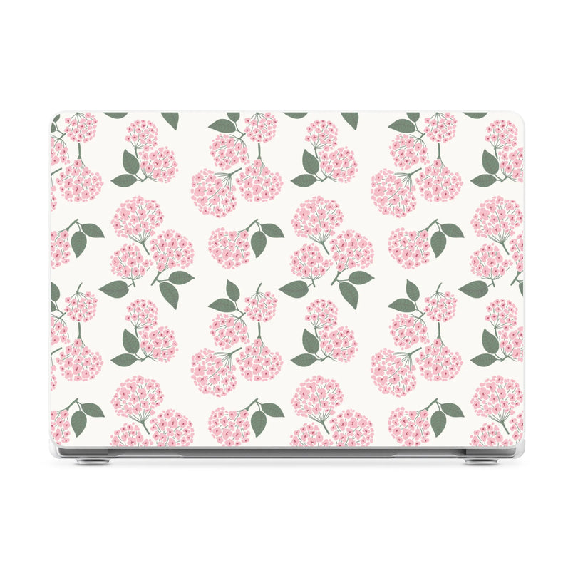 Nantucket Cottage | Pink Hydrangea Laptop Shell