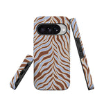 Untamed | Brown & Blue Zebra Case