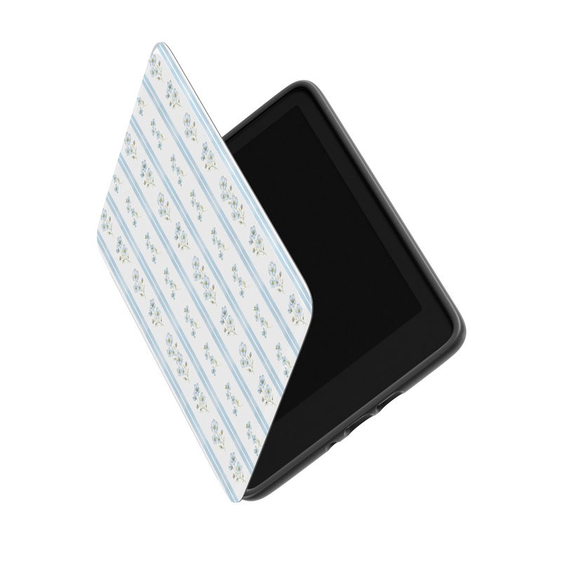 Cottage Stripe | Blue Floral Kindle Case