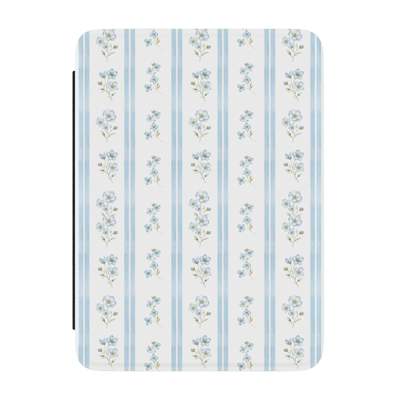 Cottage Stripe | Blue Floral Kindle Case