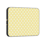 Spotted in SoHo | Yellow Polka Dot Laptop Case