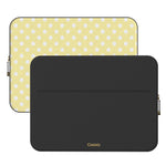 Spotted in SoHo | Yellow Polka Dot Laptop Case