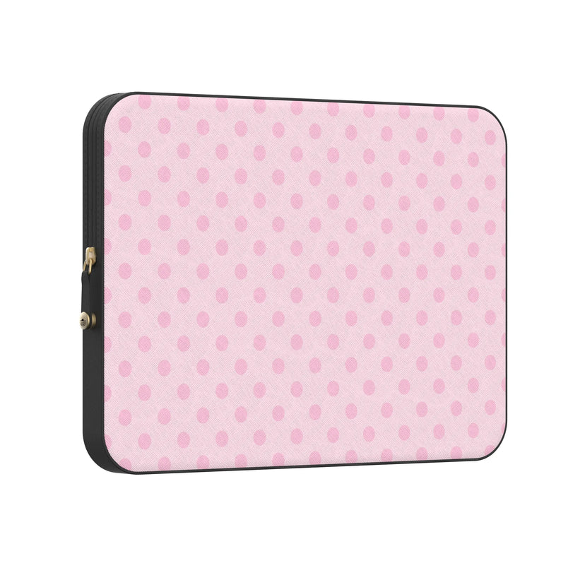 Spotted in SoHo | Pink Polka Dot Laptop Case
