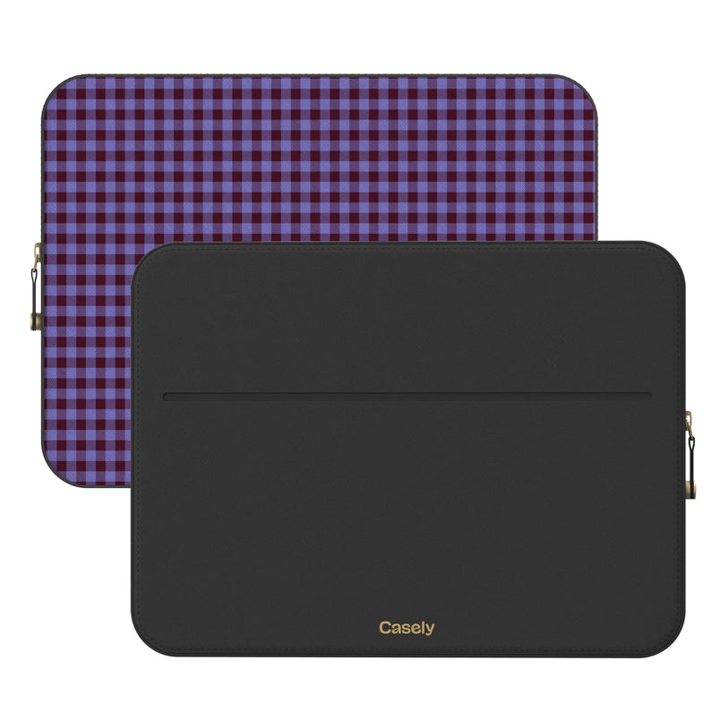 Sweet Jam | Purple Gingham Laptop Case