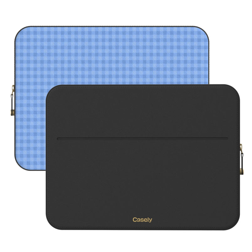 Sweet Jam | Blue Gingham Laptop Case
