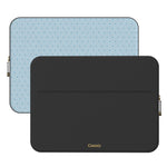 On the Dot | Blue Monochrome Polka Dot Laptop Case