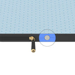 On the Dot | Blue Monochrome Polka Dot Laptop Case