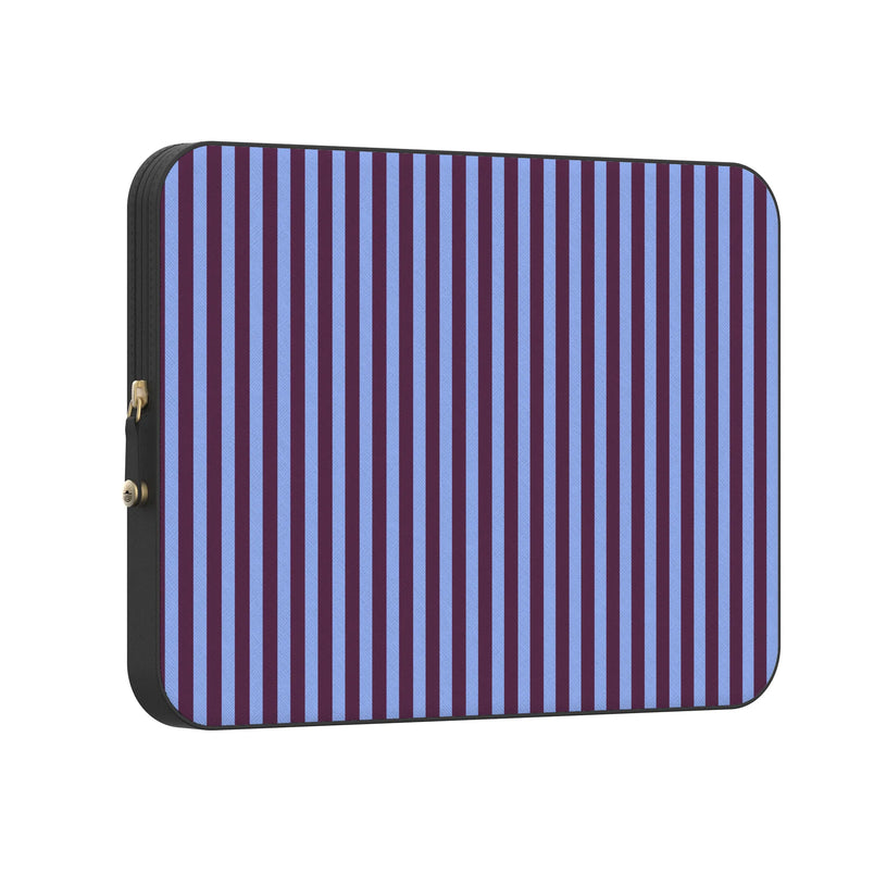 Perfect Stripes | Purple & Blue Stripes Laptop Case