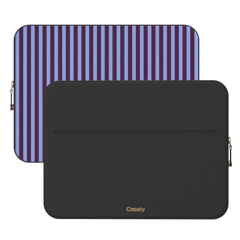 Perfect Stripes | Purple & Blue Stripes Laptop Case