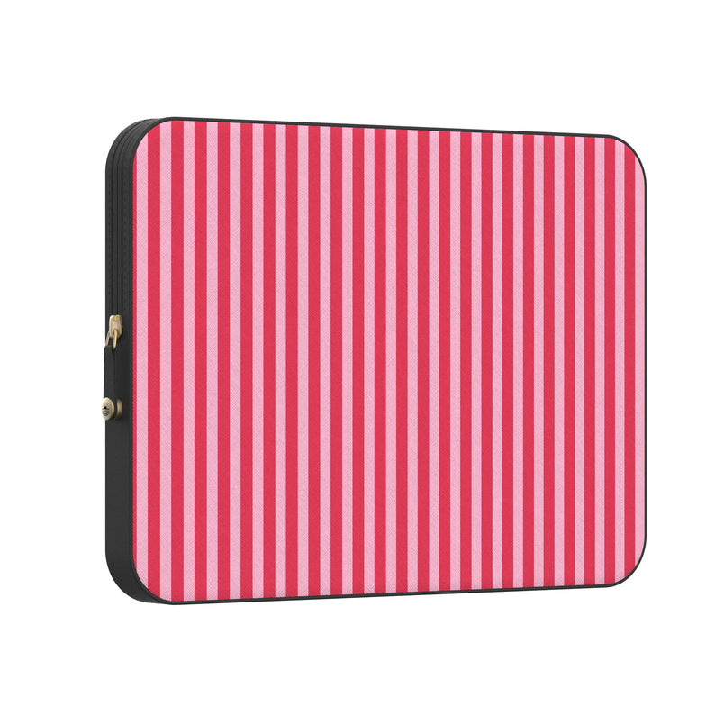 Perfect Stripes | Pink Stripes Laptop Case