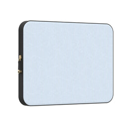 Stripes and the City | Light Blue Pinstripe Laptop Case