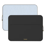 Stripes and the City | Light Blue Pinstripe Laptop Case