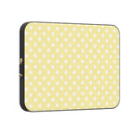 Spotted in SoHo | Yellow Polka Dot Laptop Case