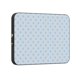 Spotted in SoHo | Light Blue Polka Dot Laptop Case