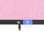 Sweet Jam | Light Pink Gingham Laptop Case