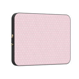 On the Dot | Pink & White Polka Dot Laptop Case