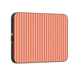 Perfect Stripes | Orange & Pink Stripes Laptop Case