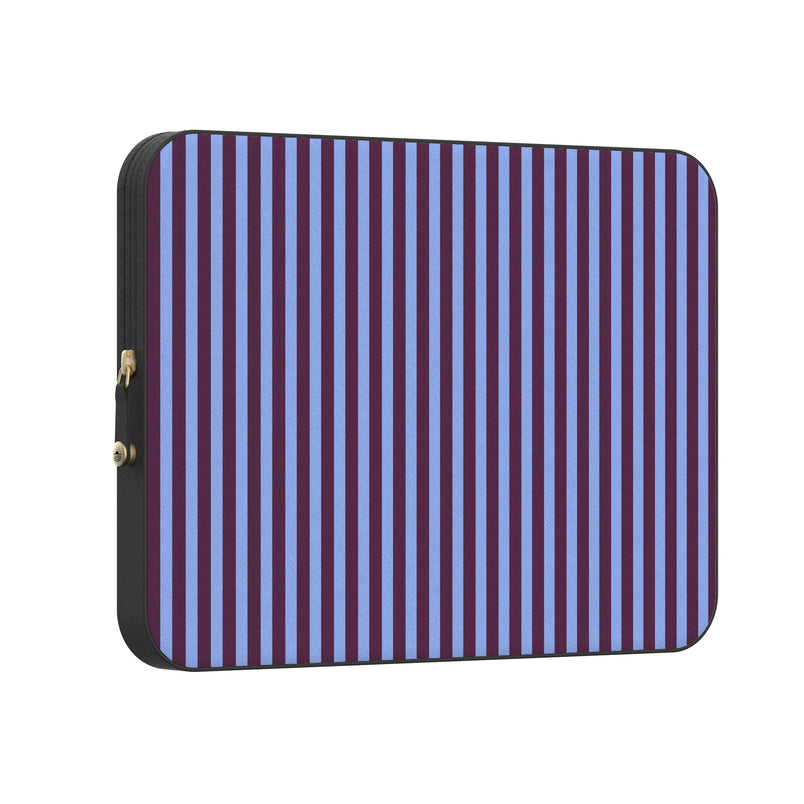 Perfect Stripes | Purple & Blue Stripes Laptop Case