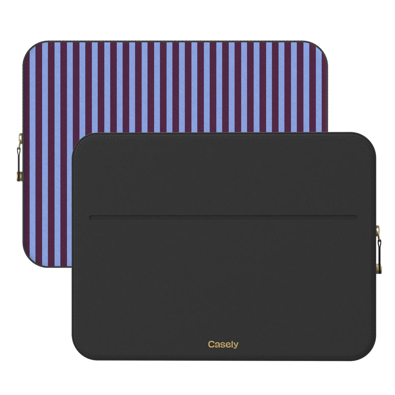 Perfect Stripes | Purple & Blue Stripes Laptop Case